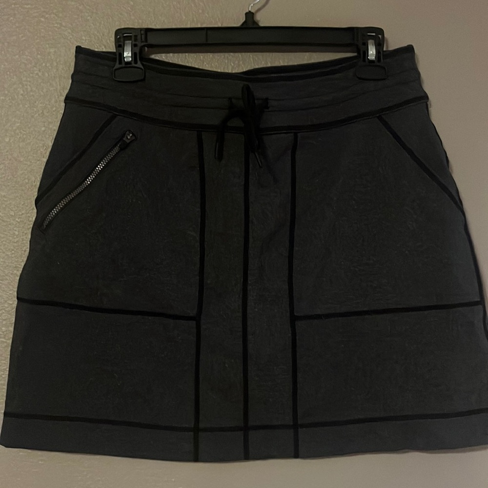 Charcoal grey skort